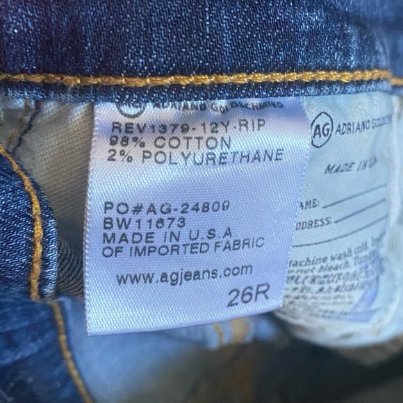 SOLD Adriano Goldschmied Women's Distressed Jeans 26R Skinny - Picture 11 of 13